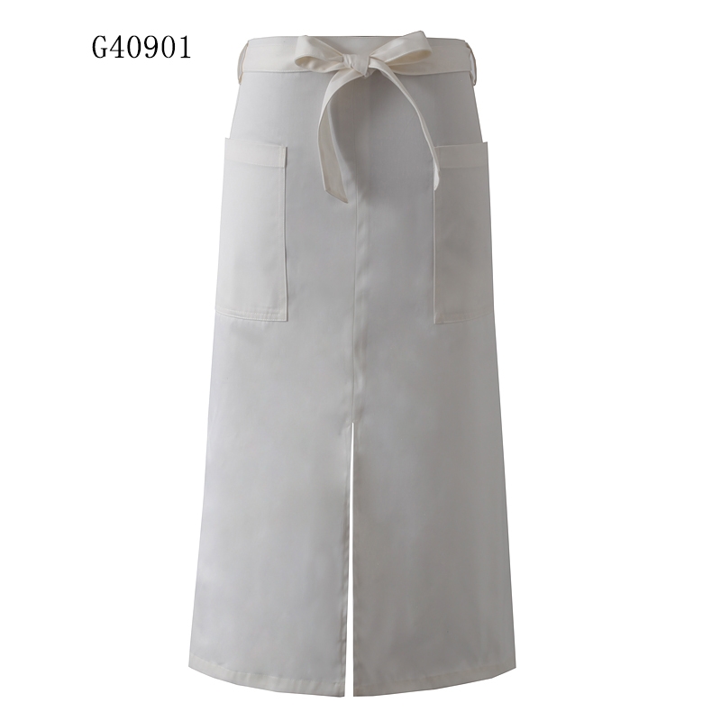 half length split apron household apron chef apron