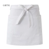 simple unisex design short mini apron waiter chef design