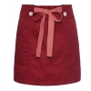 button belt short apron Color short wine apron