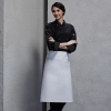 England popular restaurant food service crew apron Color unisex white apron