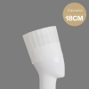 high quality plant fiber paper  disposable chef hat  MOQ 100pcs