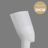 high quality plant fiber paper  disposable chef hat  MOQ 100pcs