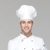 classic fashion mushroom style restaurant kitchen chef hat