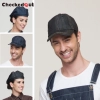 fashion denim fabric outdoor cowboy waiter hat beret hat unisex