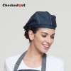 fashion denim fabric outdoor cowboy waiter hat beret hat unisex