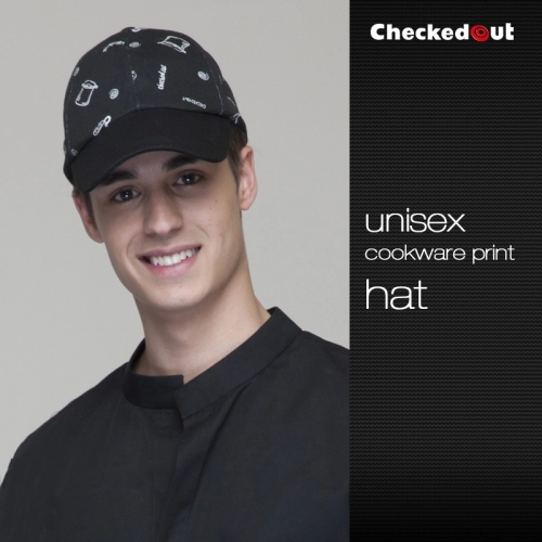 fashion cookware print adjustable hat baseball cap