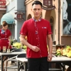 fashion scarf collar woman waitress shirt uniform
