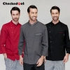 adjustable sleeve chef jacket top uniforms