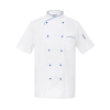 hot sale classic reefer collar chef coat  short sleeve chef jacket