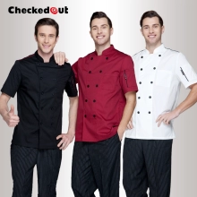 Europe America design short/ long sleeve unisex cook coat chef uniform