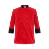 hot sale classic reefer collar unisex chef coat for men or women chef