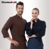 short / long sleeve solid color chef uniform work wear both for women or men