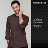 short / long sleeve solid color chef uniform work wear both for women or men
