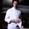 fashion overlap Closure upgraded chef coat chef jacket