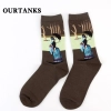 fashion famous painting art printing socks cotton socks men socks women socks