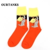 fashion famous painting art printing socks cotton socks men socks women socks