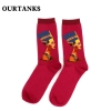 fashion famous painting art printing socks cotton socks men socks women socks