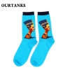 fashion famous painting art printing socks cotton socks men socks women socks