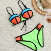 candy patchwork teen girl bikini swimwear