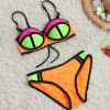 candy patchwork teen girl bikini swimwear