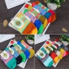 fashion pattern print bulky Jacquard women socks