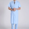 summer thin high quality hospital uniform doctor coat Color light blue