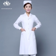 great quality long sleeve  nurse coat hospital uniform