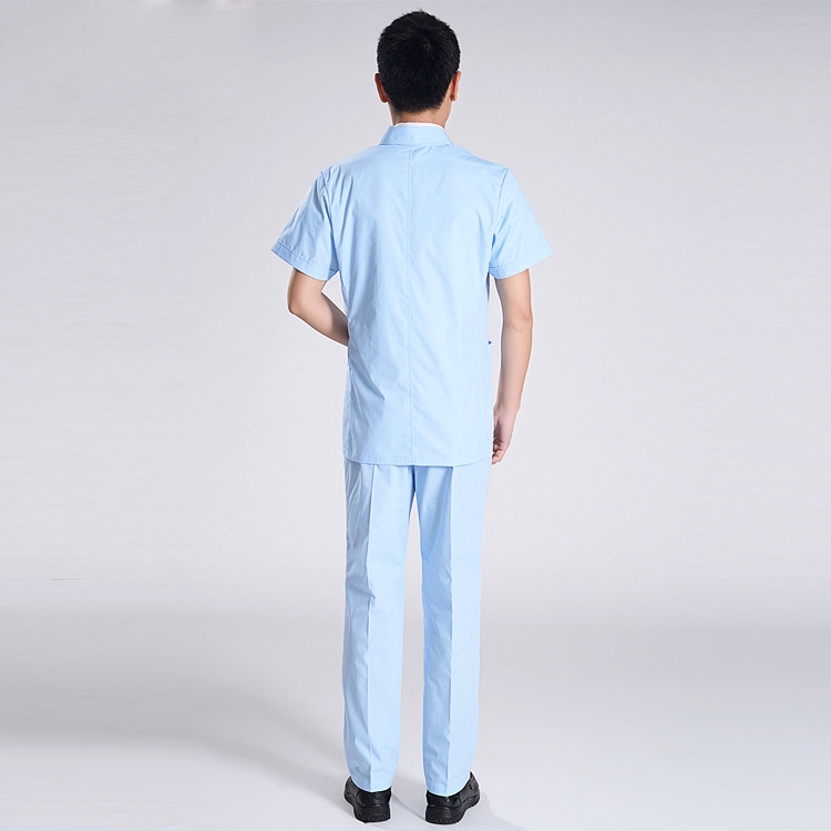 summer front opening male nurse suits uniforms