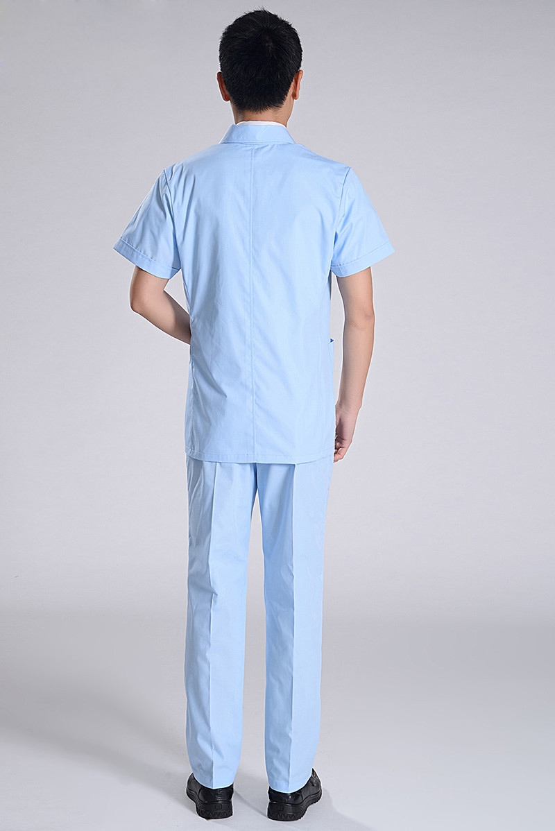 summer front opening male nurse suits uniforms