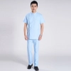 short sleeve summer side opening men doctor uniform set