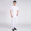 short sleeve summer side opening men doctor uniform set