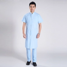 summer short sleeve men doctor dentist nurse coat hospital uniform