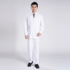 classic front opening  men nurse doctor uniform suits ( jacket and tousers)