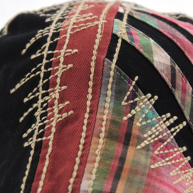 casual personality patchwork outdoor hat cap