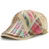 casual personality patchwork outdoor hat cap Color color 2