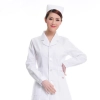free shipping,solid color long sleeve autumn Nurse suit coat uniform Color White