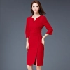 formal split business office work uniform dress