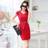 Korea design formal office lady work dress desk service lady