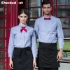 2017 fall collection hotel waitress waiter shirt uniforms