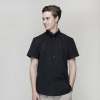 summer button down collar serving staff shirt fast food waiter uniforms