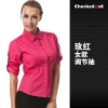 candy color western dished restaurant waiter shirts waiter uniforms Color women rose