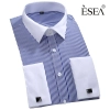 good quality fabric stripes price men shirt