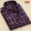 casual fashion checkered men shirt