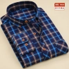 casual fashion checkered men shirt