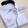 fashion Europe design slim fit men shirt for men