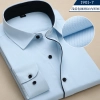 Europe design slim fit light green shirt for men Color color 6