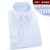 classic stripes print men shirt office work uniform