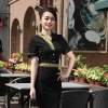 Japanese style short sleeve summer waiter uniform