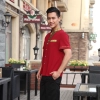 Japanese style short sleeve summer waiter uniform