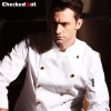 golden button chef master jacket chef uniform coat